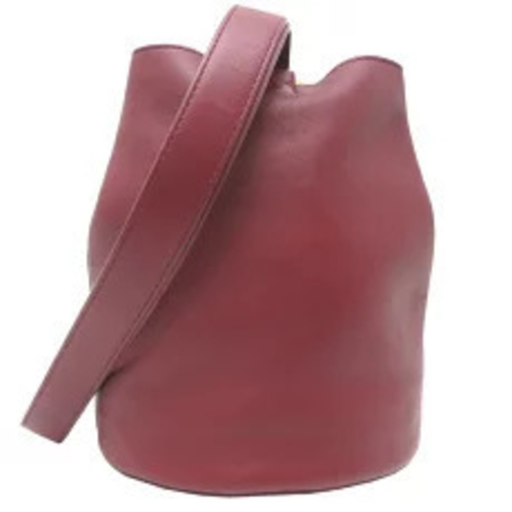 Bottega Veneta Bordeaux Red Handbag Drop Leather Shoulder Purple Purple Red